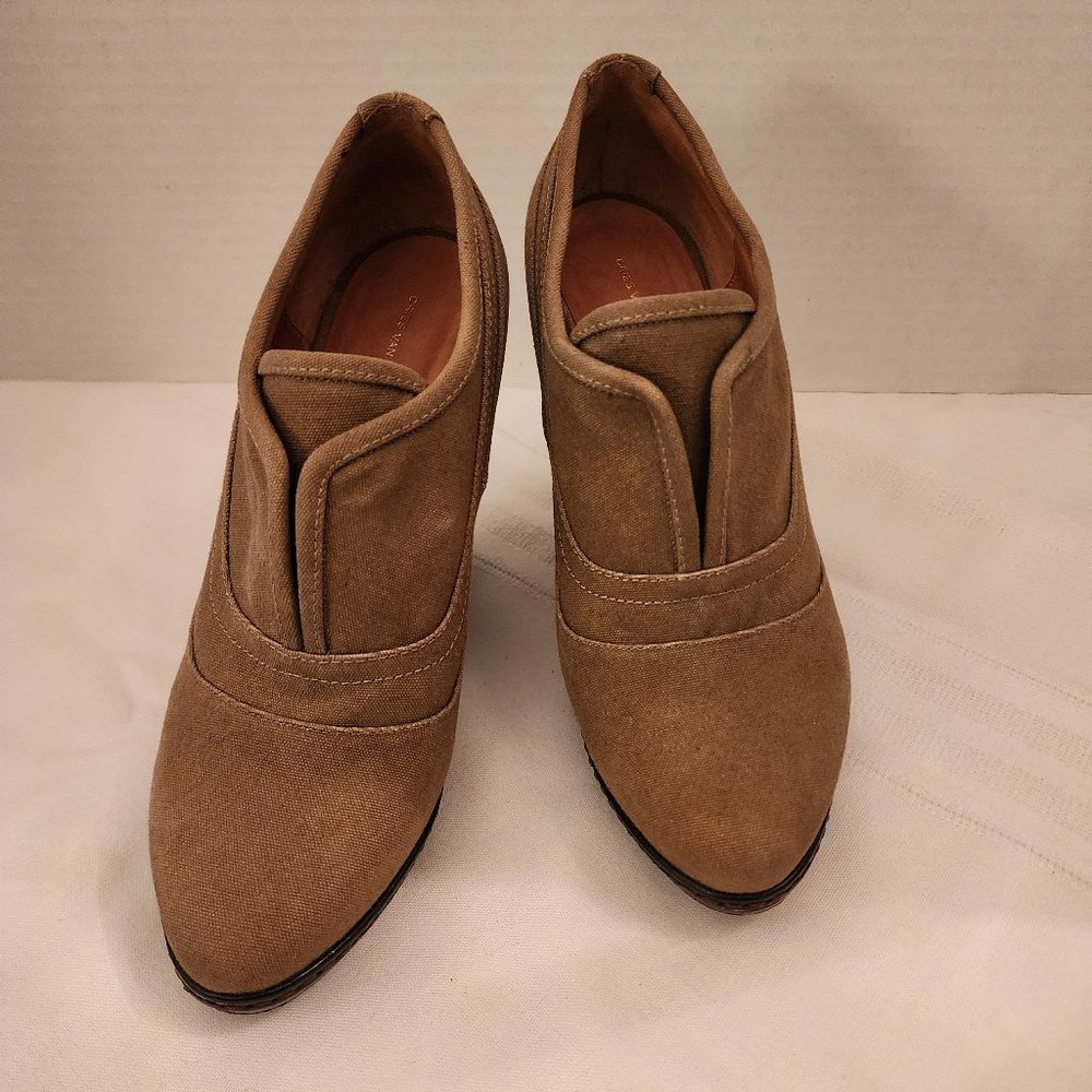 Dries Van Noten Canvas Ankle Booties